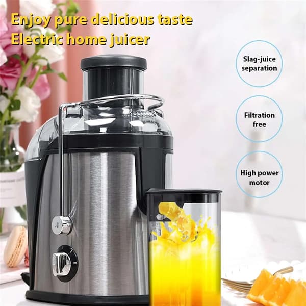 Juicer Maskine, 400W Effekt, Dobbelt Hastighedsindstillinger,400W