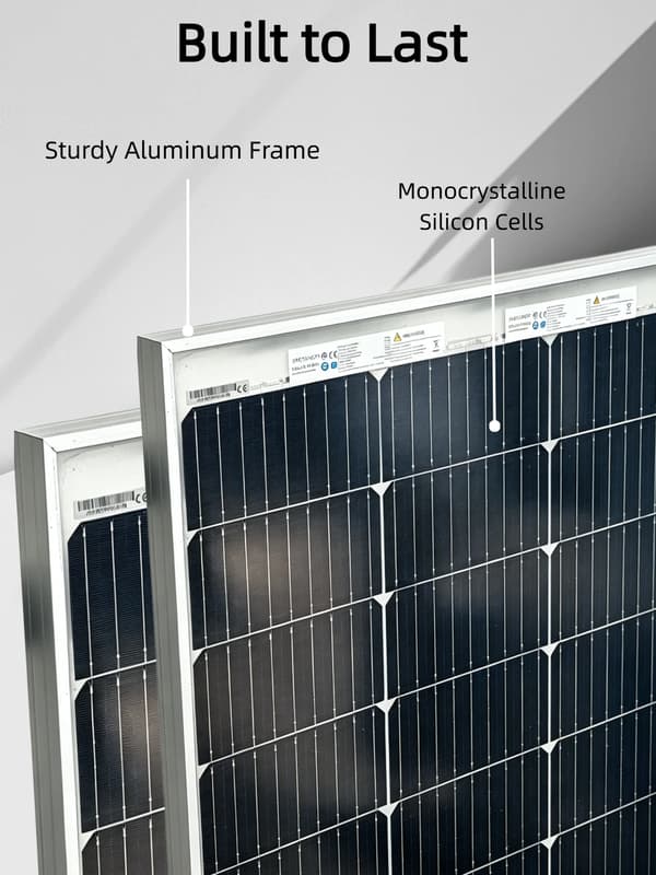 Solpanel, 120W, Hög Effektivitet,Bifacial  120 1PCS