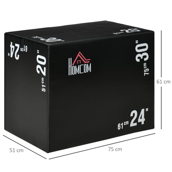 Plyo Box, Justerbara Höjder, Stöder 120 kg,T1005-01-01656