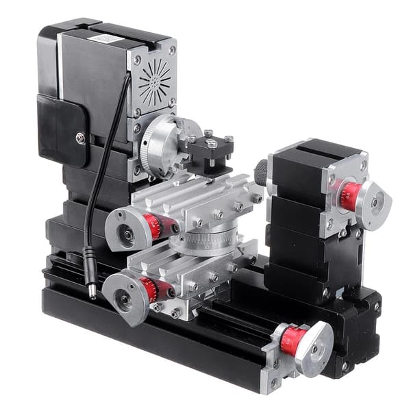 Mini Metall Snurrande Svarv, Hög-Effekts Motor, Mångsidig Design,svart
