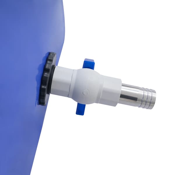 Vandopbevaringsblære, Holdbart PVC-net, Sammenklappeligt design,Blå