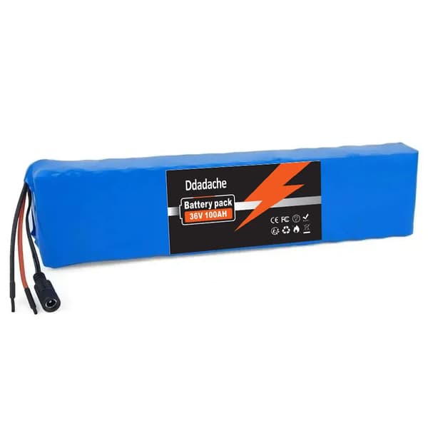 Lithiumbatteripakke, 36V, 100Ah kapacitet,XT60-DC-lader