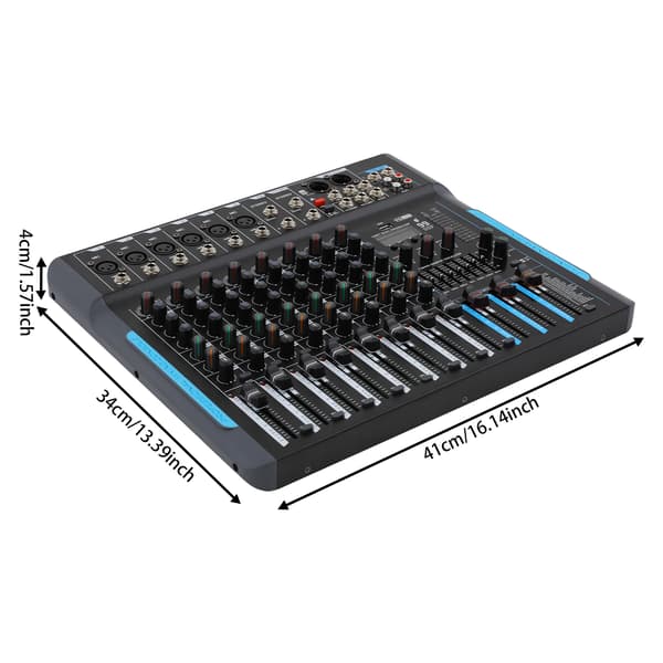 Lydmixer, Alsidig Tilslutning, Rige Lydfunktioner,sort