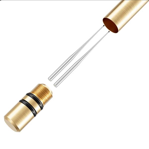 Klocka Oljepenna, Precision Design, Hållbar Metallkonstruktion,Guld