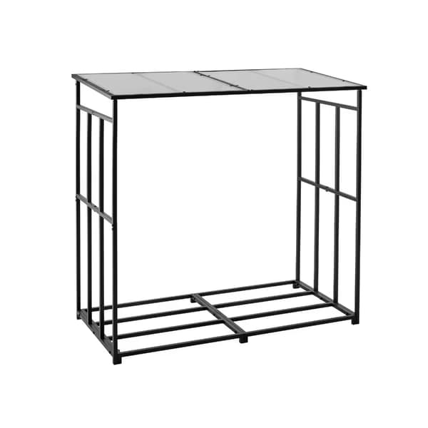 Vedställ, Robust Metallram, Idealisk för Utomhusbruk,Ljusgrön