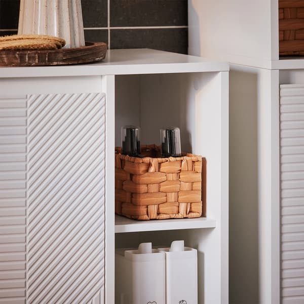 Badeværelsesskab, Justerbar Hylde, Pladsbesparende Design,HVID