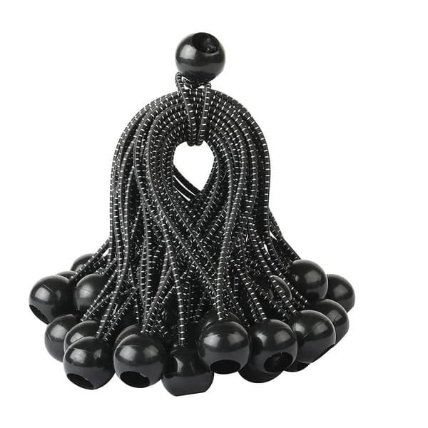 Bold Bungee Snore, 15 cm Længde, Kraftig Konstruktion,Sort-Hvid 30stk