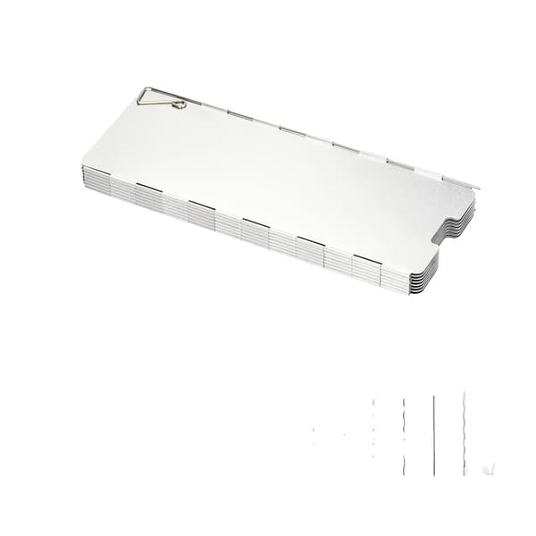 Vindskærm, Bærbart Design, Holdbar Aluminiumlegering,16 Tallerkener