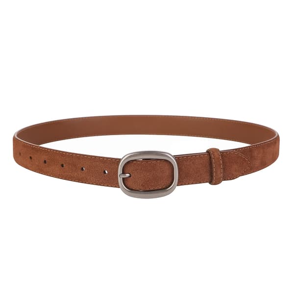 Læderbælte, Casual Stil, Holdbart Materiale,karamel, 100cm-e