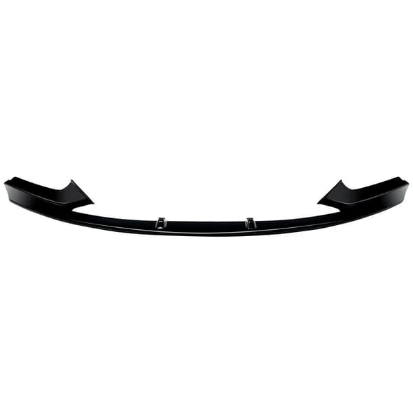 Front Splitter, Holdbart ABS Materiale, Kompatibel med Sport Bumper,Glans Sort