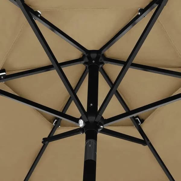 Parasol, UV-resistent, holdbar konstruktion,Taupe