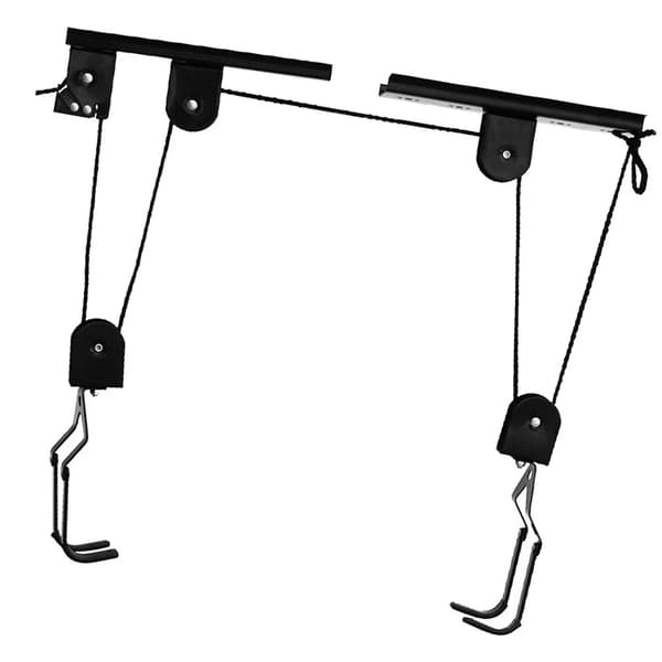 Cykelhejs, 60 kg kapacitet, kraftig design,Sort