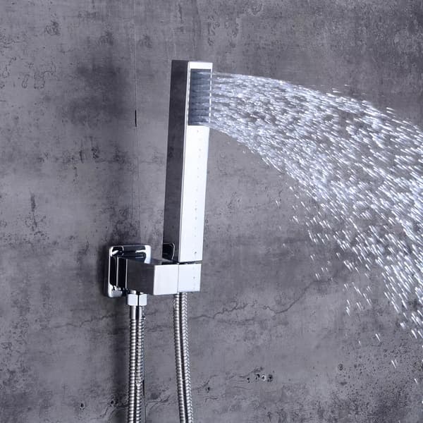 Duschsystem, Stötsäker Design, Kompletta Monteringsaccessoarer,Ljus Silver