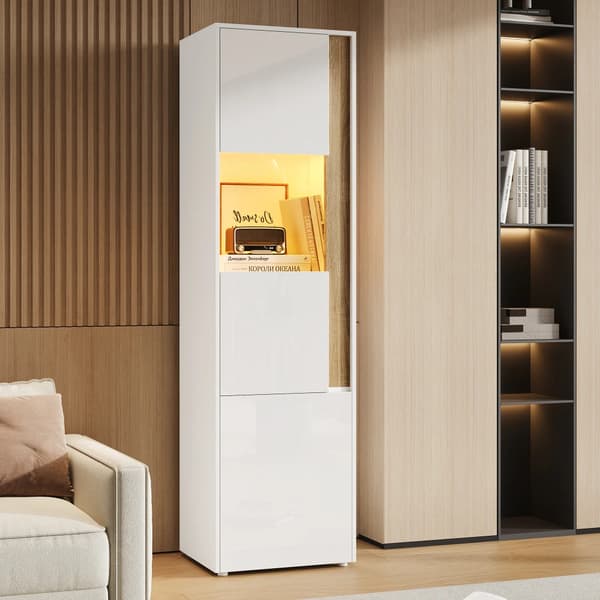 Förvaringsutställning, Modern Design, Mångsidig Användning,vit