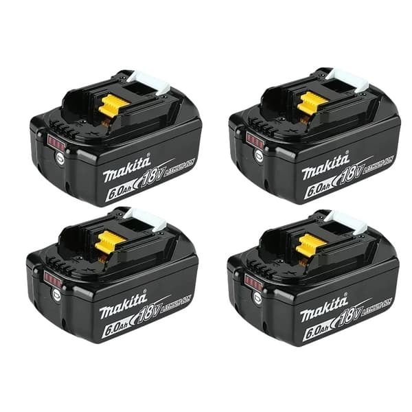 Power Yard-batteri, stor kapacitet, säker användning, 4PCS 6.0Ah-batterier