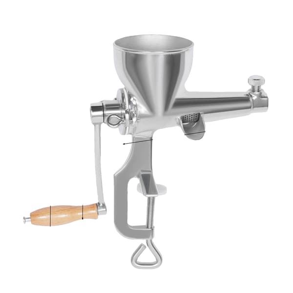 Manuell juicepress, rostfri konstruktion, hög juiceutbyte,Silver