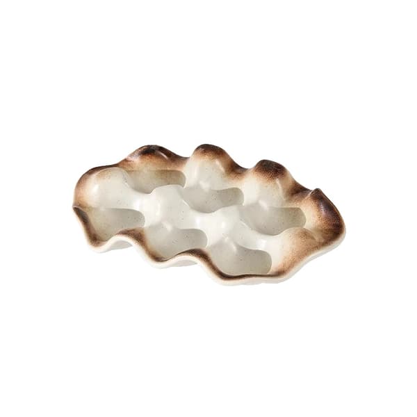 Äggtråg, Keramiskt Material, Modern Design,A