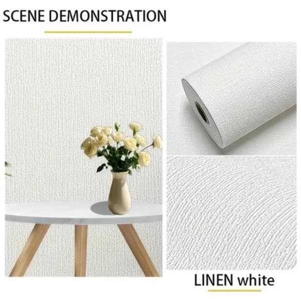 Itsekiinnittyvä tapetti, vedenkestävä, helppo asentaa,Beige