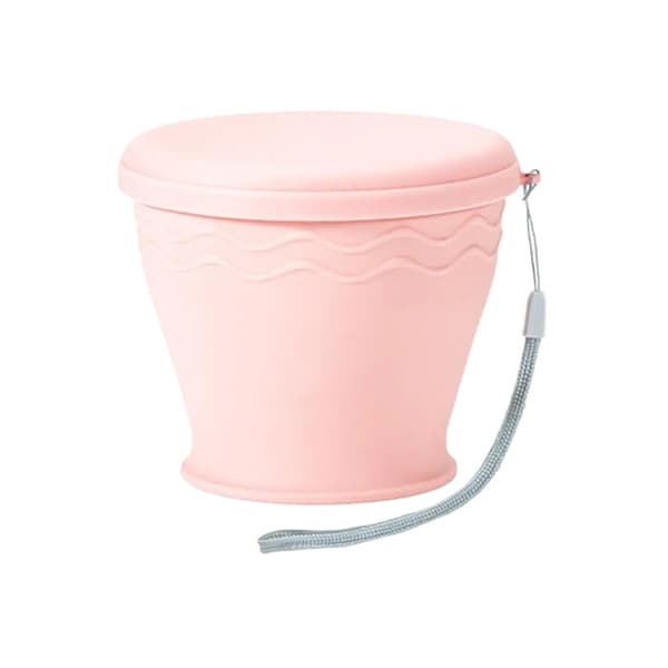 Silikonmugg, Sammanfallande Design, Bärbar och Lättviktig,Rosa