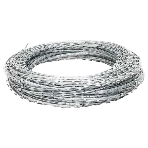 Pigtråd, galvaniseret stål, 100m længde,Sølv