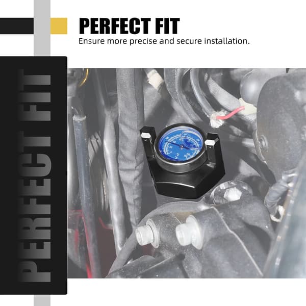 Olie Dipstick, Integreret Termometer Måler, Passer til Harley Touring Modeller,sort
