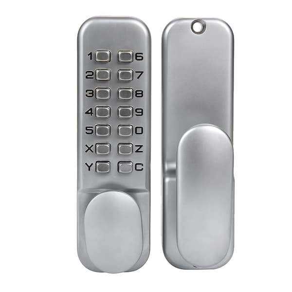 Dörrlås, Nyckellös Mekanism, Hållbar Zinklegering,Silver