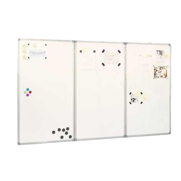 Magnetisk whiteboard, Fällbar design, Lättviktigt material,armégrön