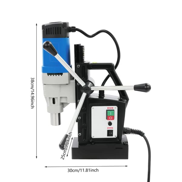 Magnetborrpress, 1680W Effekt, 13800N Maximalt Tryck,Blå, EU