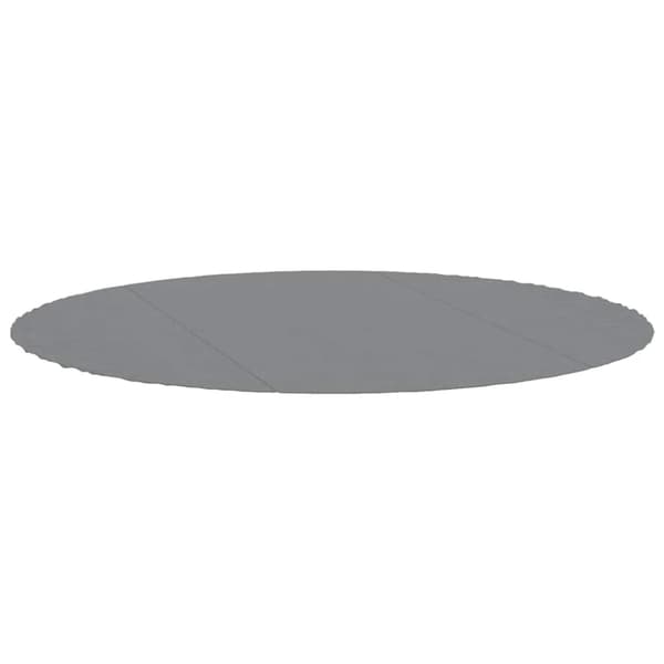 Poolöverdrag, Geotextil Polyester, Diameter 366 cm, Passar standardpooler, Hållbart skydd, Enkel 3-delad installation