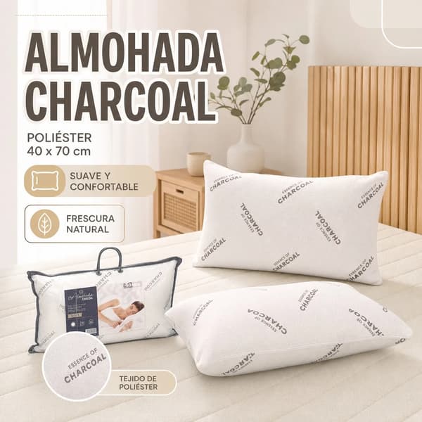 Pude, Polyester Materiale, Memory Foam Fyld,Lys grå