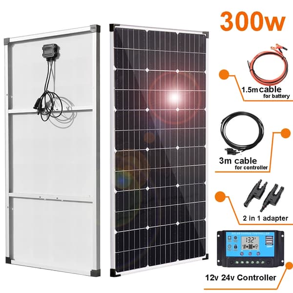 Solpanel, Hög Effektivitet, Mångsidig Kompatibilitet,300w 2st 150w kit B