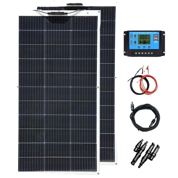 Solpaneler, Høj Effektivitet, Fleksibelt Design,12V 240W solarkit-A