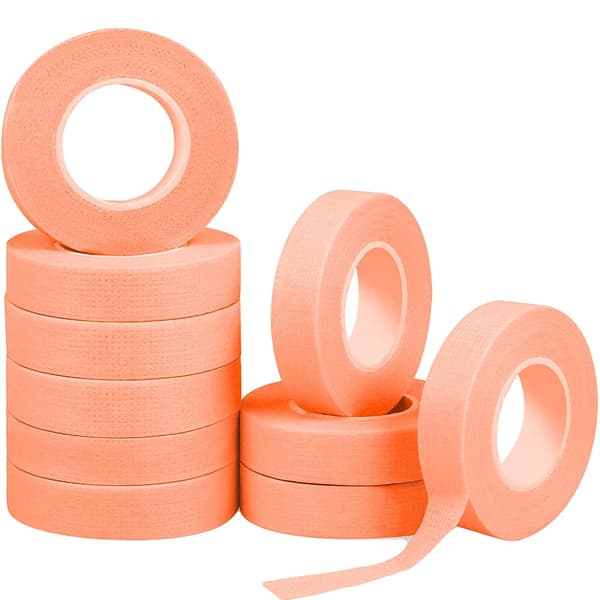 Øjenvippe Tape, Blid Klæbning, Nem Fjernelse,10stk orange