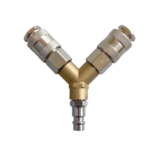 Pneumatisk manifold splitter, 2-3 vägs kopplingar, snabbkopplingsdesign,Y-form 2 vägar