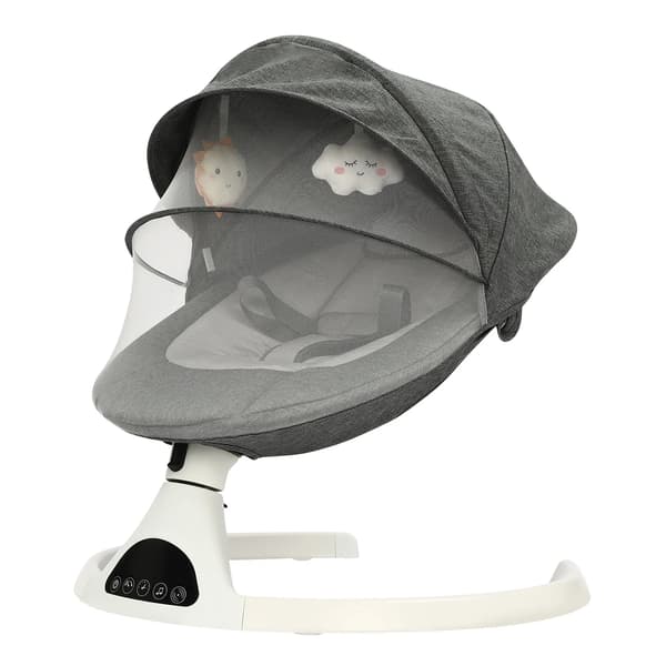 Babysving, Bluetooth Kontrol, 10 kg Belastning,GRÅ