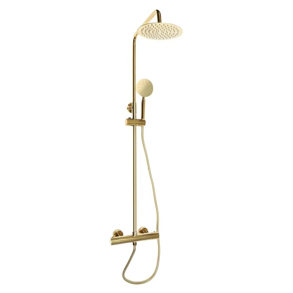 Brusesæt, Moderne Design, Justerbar Højde,Guld
