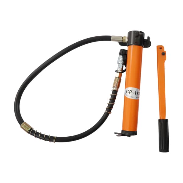 Manuell hydraulisk pump, 10000 psi tryck, ergonomisk design,ORANGE RÖD