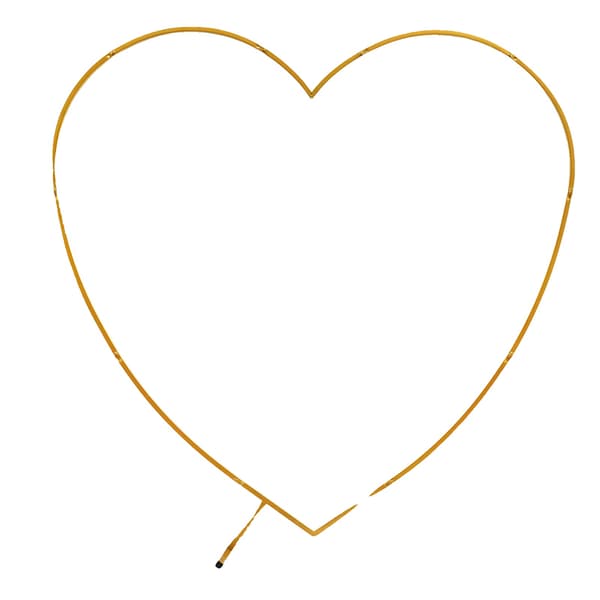 Hjärtbåge, Hållbar Metall, Mångsidig Design,Guld