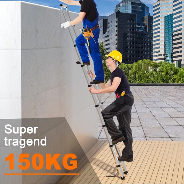 Teleskopstege, Hållbar Konstruktion, Mångsidig Höjdjustering,2.6M