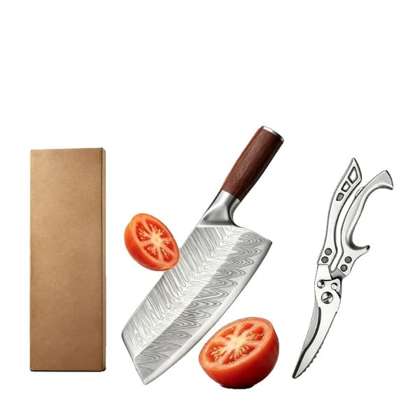 Knivset, Lättviktig, Halkfri Handtag,9PCS