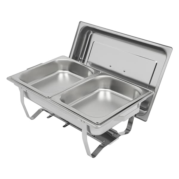 Chafing Dish, Rostfritt Stål, Buffé Catering Set,Två rutnät