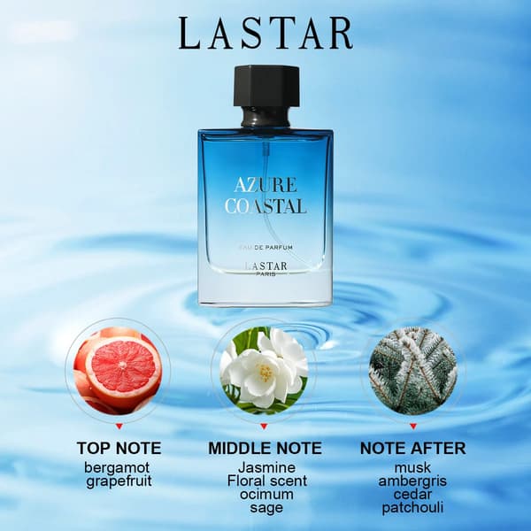 Parfymset, Långvarig Muskdoft, Stiliga Glasflaskor,Blå