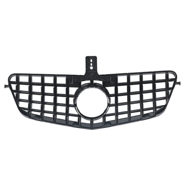 Frontgitter, Passer til Mercedes E-Class W212 2009-2013, Direkte Erstatning,Glans Sort