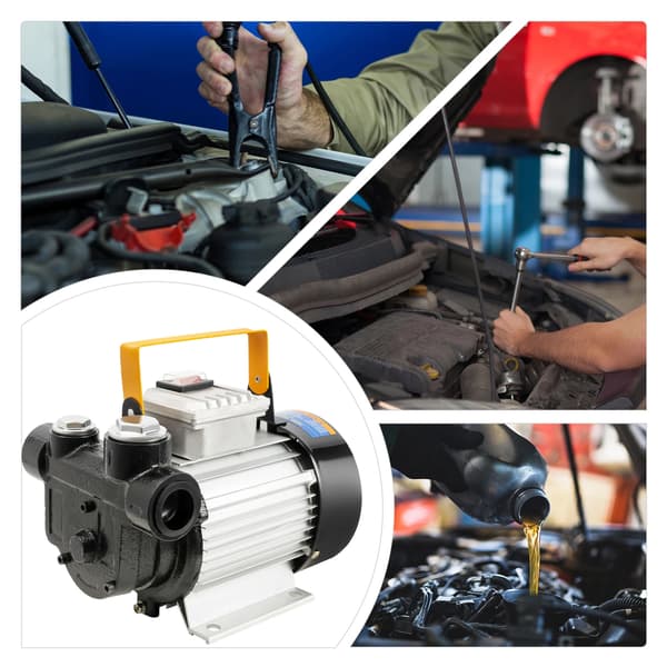 Dieselbränslepump, Hög effektivitet, Hållbar konstruktion,EU, 220V, Silver