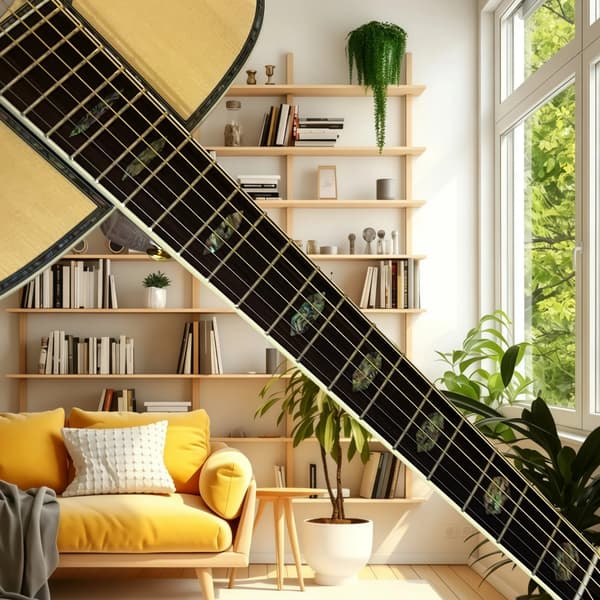 Guitar, Rosenwood Griffbrett, Kvalitetslyd,GUL