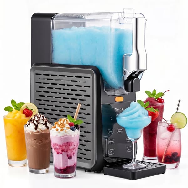 Slushmaskine, Hurtigfrys, 5 Forudindstillede Tilstande,sort