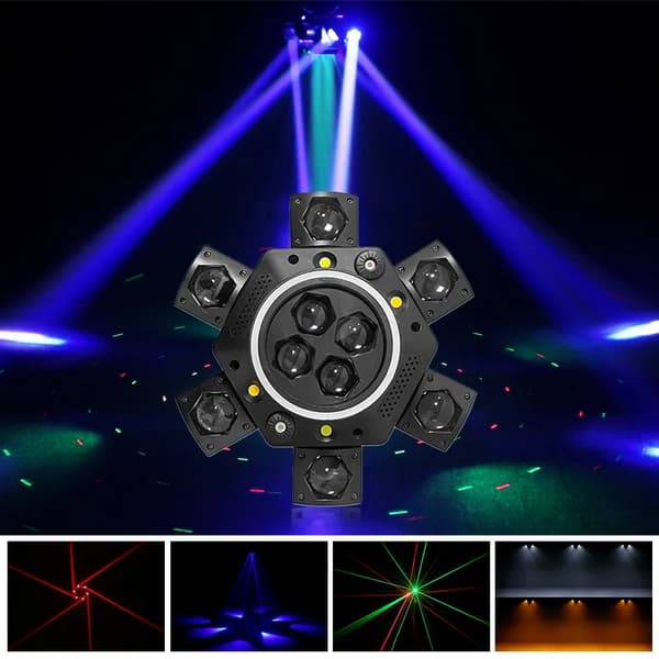 Scene Lys, Rotationsfunktion, DMX512 Kontrol,1pcs