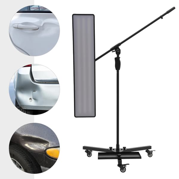 Tandreflektorlampe, Højlys LED, Justerbart Lyskilde,sort