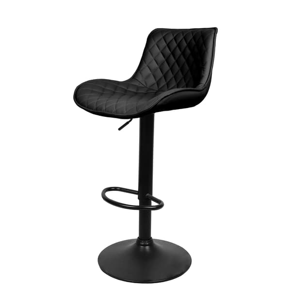 Barstol, Justerbar Höjd, Modern Design,svart