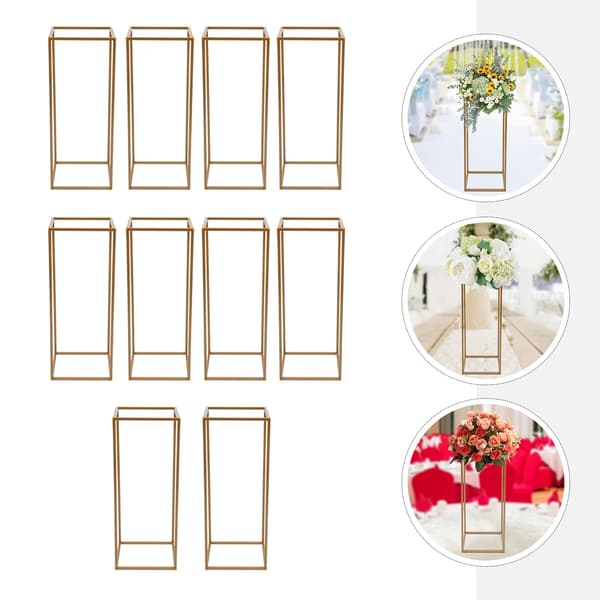 Blomsterställ, 10 Stycken, Modern Design,Guld
